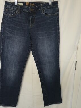 Kut From The Kloth Jeans Womens 12 Blue Katy Boyfriend Stretch Denim Pants0491